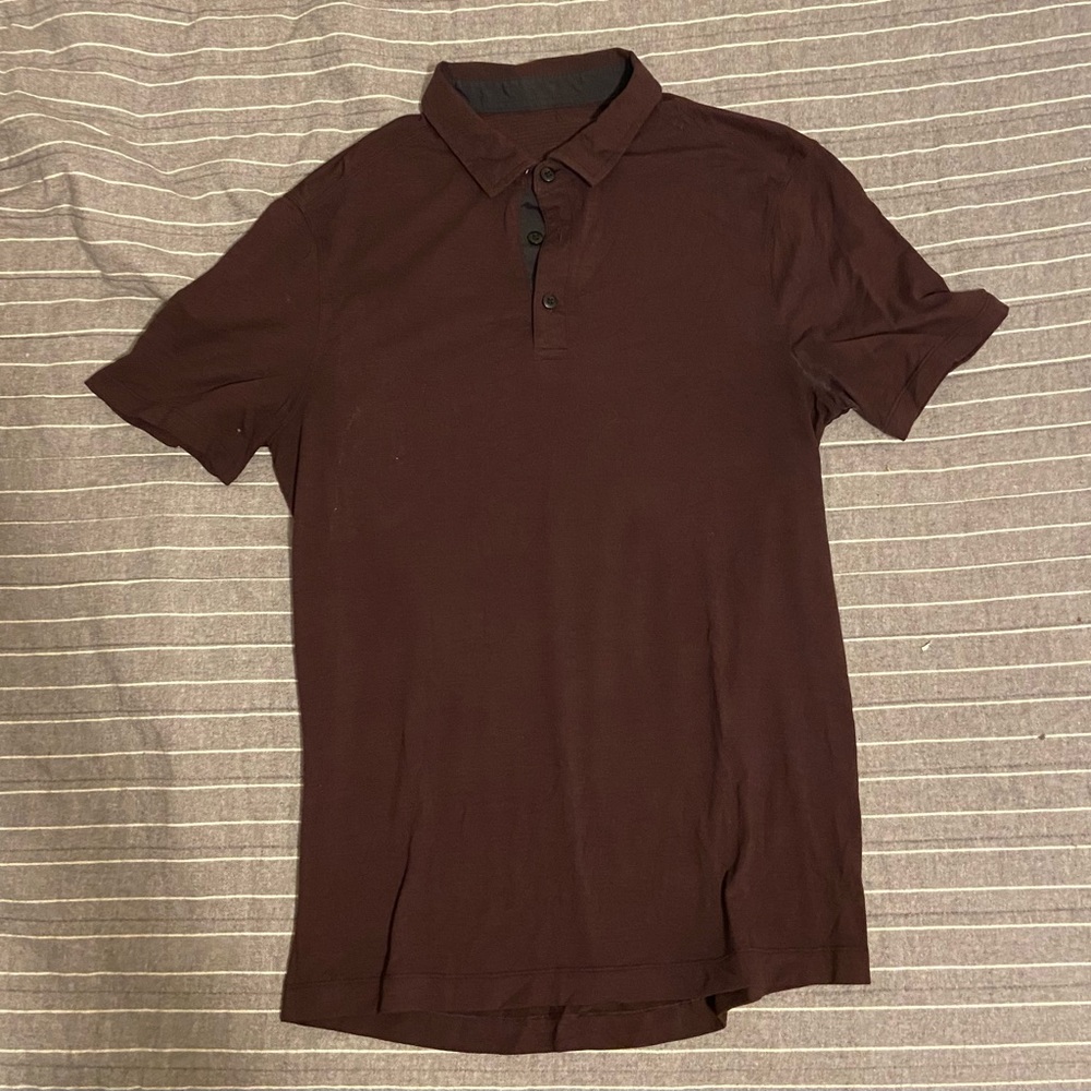 Lululemon Maroon Polo